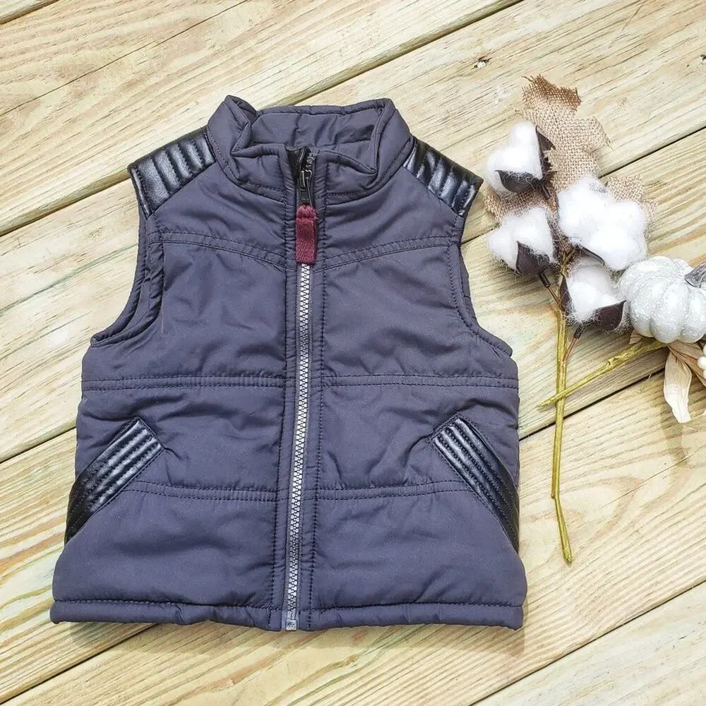 Toddler's Oshkosh Zippered Vest - 18M